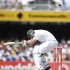 South Africa's captain Graeme Smith avoids a bouncer while batting against Australia during the first cricket test match at the Gabba in Brisbane