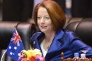 La primera ministra australiana, Julia Gillard
