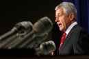 "I think the Pentagon needs to be pared down," Hagel, the nominee to head the Pentagon, once said.