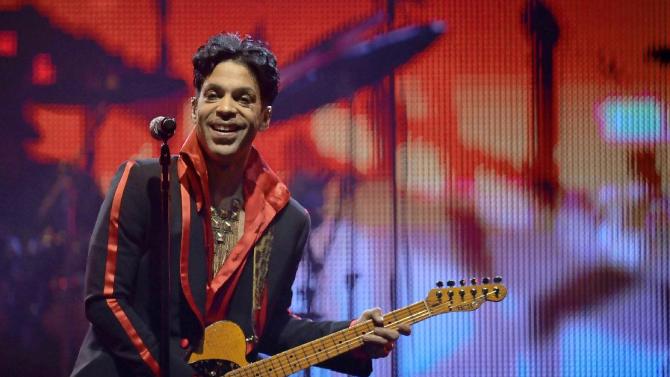 US singer and songwriter Prince performs onstage during his concert in Antwerp, Belgium, on November 8, 2010