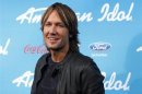 Urban poses at the party for the finalists of the television show "American Idol" in Los Angeles