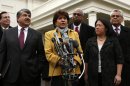 Murguia speaks after a meeting on immigration reform at the White House in Washington