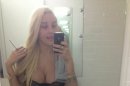 Amanda Bynes shows off her body in just a bra on April 30, 2013 -- Twitter