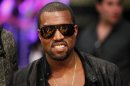Recording artist Kanye West attends the NBA basketball game between Miami Heat and Los Angeles Lakers in Los Angeles