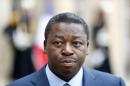 Togolese President Faure Gnassingbe at the Elysee Palace in Paris, France, on November 15, 2013