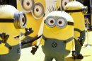 Minion characters pose at the American premiere of "Despicable Me 2" in Universal City, California