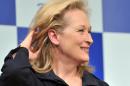 Academy award winning US actress Meryl Streep poses in Tokyo, March 7, 2012