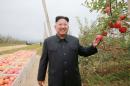 North Korean leader Kim Jong Un gives field guidance