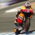 Stoner of Australia accelerates through turn 11 during his win at U.S. Grand Prix Moto GP world championship motorcycle race in Monterey