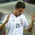 Germany's Gomez celebrates his second goal against Netherlands during their Euro 2012 Group B soccer match at the Metalist stadium in Kharkiv