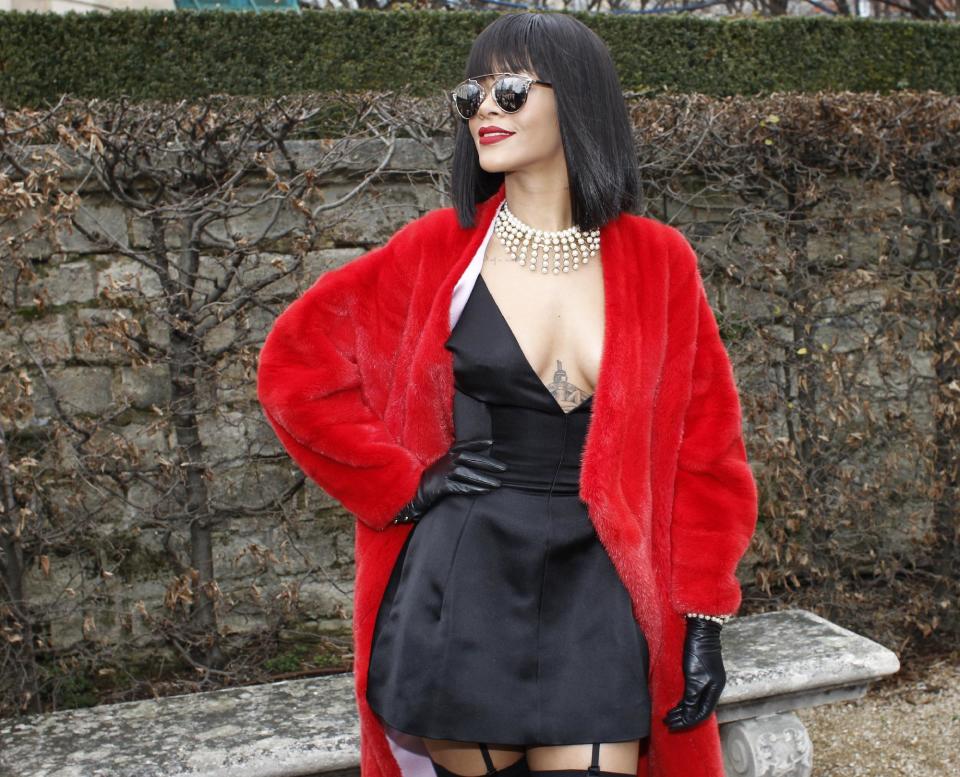 PARIS: Bad time-keeper Rihanna is early at Dior