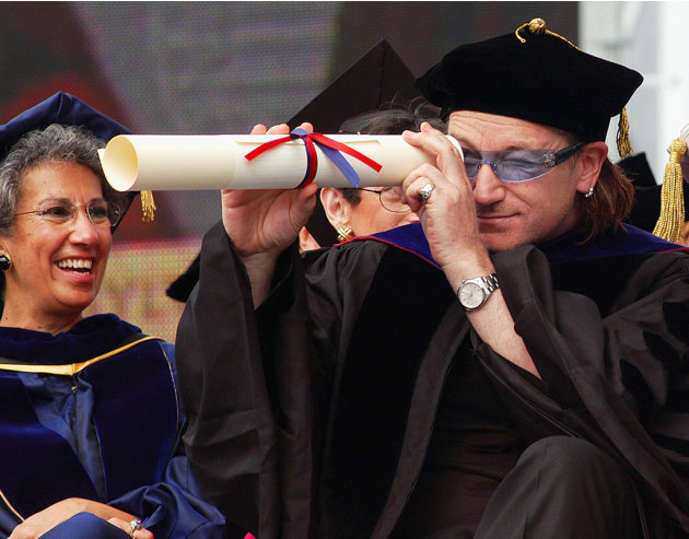 Bono Delivers Commencement Address at University Of Pennsylvania