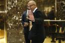 Microsoft CEO Nadella departs after meeting with U.S. President-elect Trump at Trump Tower in New York