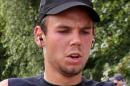 A picture released on March 27, 2015 shows the co-pilot of Germanwings flight 4U9525 Andreas Lubitz taking part in the Airport Hamburg 10-mile run on September 13, 2009 in Hamburg, Germany