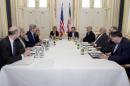 U.S. Secretary of State Kerry meets with Iranian Foreign Minister Zarif at a hotel in Vienna