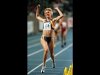 FILE - In this Feb. 27, 1999, file photo, Suzy Hamilton reacts after winning the women's 1,500 meter run with a time of 4:13.96 at the USA Championships athletics meet in Atlanta. he three-time Olympian has admitted leading a double life as an escort. She apologized Thursday, Dec. 20, 2012, after a report by The Smoking Gun website said she had been working as a prostitute in Las Vegas.  (AP Photo/John Bazemore, File)
