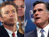 Meeting With Rand Paul, Mitt Romney Tries to Tame a Tempest