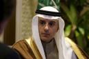 Saudi Arabia's Foreign Minister Adel al-Jubeir attends an interview with Reuters, in Riyadh