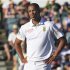 South Africa's Philander reacts after bowling to Australia's Cowan at the WACA during the third day's play of the third cricket test match in Perth