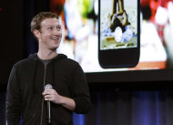 <p> Facebook CEO Mark Zuckerberg speaks at the company's headquarters in Menlo Park, Calif., Thursday, April 4, 2013. Zuckerberg says the company is not building a phone or an operating system. Rather, Facebook is introducing a new experience for Android phones. The idea behind the new Home service is to bring content right to you, rather than require people to check apps on the device. (AP Photo/Marcio Jose Sanchez)