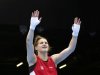 Ireland's Katie Taylor reacts as she is declared the winner over Russia's Sofya Ochigava after their Women's Light (60kg) gold medal boxing match at the London Olympic Games