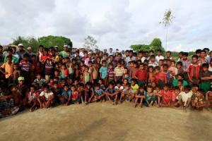 Rohingya Muslims attend a wrestling festival at Kyaukpannu&nbsp;&hellip;
