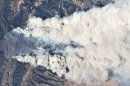 Astronaut's Photo Captures Blazing Wyoming Wildfire