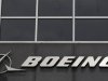 The Boeing logo is seen at their headquarters in Chicago