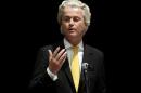 Dutch Parliamentarian Geert Wilders speaks at the Muhammad Art Exhibit and Contest sponsored by the American Freedom Defense Initiative in Garland, Texas