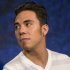 Olympic speed skater Apolo Ohno is seen in New York
