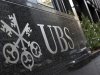 Logo of Swiss bank UBS is seen at their offices in New York