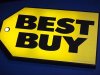A Best Buy logo is seen during Thanksgiving Day in San Francisco