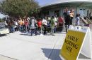 Early voting at Chavis Community Center in Raleigh, N.C. (Gerry Broome/AP)