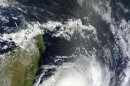 Tropical Cyclone Spotted Slamming Indian Ocean Islands