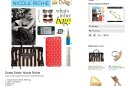A screenshot of Nicole Richie's hand-picked items for Polyvore's new series