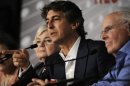 Director Alexander Payne and cast members attend a news conference for the film "Nebraska" during the 66th Cannes Film Festival