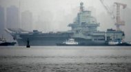 中國首艘航母遼寧號(圖／翻拍影片)
