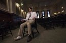 Chen Guangcheng, the blind Chinese dissident and legal advocate who recently sought asylum in the United States, sits for an interview in New York
