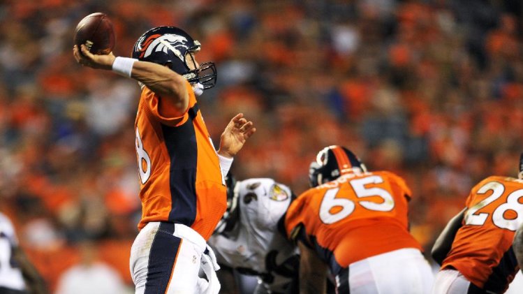 Manning's 7 TDs lead Broncos past Ravens 49-27