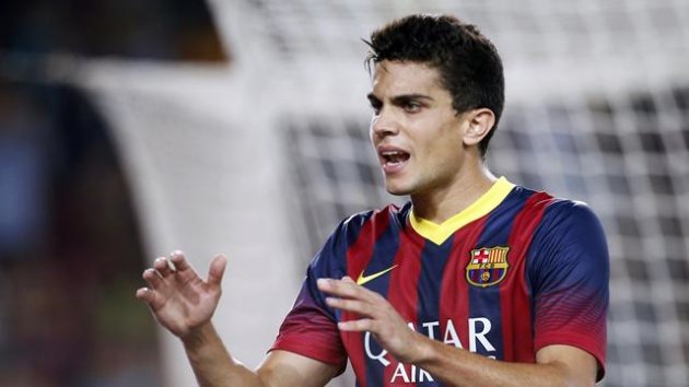 Marc Bartra has signed a contract extension with Barcelona, keeping him at the Catalan club until 2017 (Reuters)