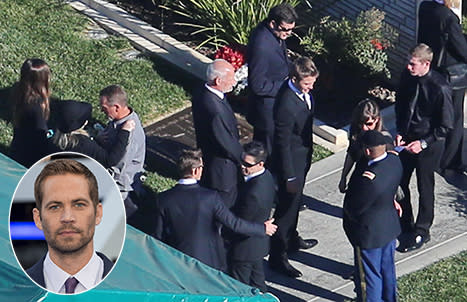 Paul Walker&#39;s Funeral: Tearful Guests Say Goodbye to the Late Actor