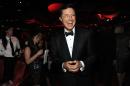 FILE - This Sept. 23, 2012 file photo shows TV personality Stephen Colbert at the 64th Primetime Emmy Awards Governors Ball in Los Angeles. CBS on Thursday, April 10, 2014, announced that Colbert, the host of 