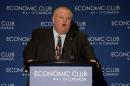 Toronto Mayor Ford speaks at the Economic Club of Canada lunch in Toronto