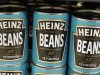 This Nov. 14, 2011 photo, shows Heinz Beans at a grocery store in Palo Alto, Calif. H.J. Heinz Co. said Friday, Nov. 18, 2011, its fiscal second-quarter net income fell 6 percent but adjusted results beat expectations on higher prices and strength in emerging markets. (AP Photo/Paul Sakuma)
