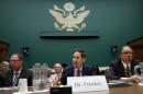 U.S. CDC Director Tom Frieden testifies at a House Energy and Commerce Subcommittee on Oversight and Investigations hearing on Capitol Hill
