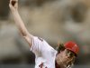 Los Angeles Angels starting pitcher Jered Weaver throws against the Boston Red Sox during the first inning of a baseball in Anaheim, Calif., Tuesday, Aug. 29, 2012. (AP Photo/Chris Carlson)