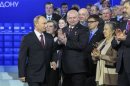 Russia's President Putin attends a conference held by the All-Russian People's Front group in Rostov-on-Don