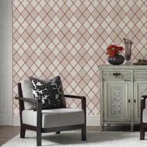 This photo provided by Allmodern.com shows Argyle wallpaper&nbsp;&hellip;