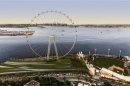 An artist rendering of a proposed giant ferris wheel on New York's Staten Island