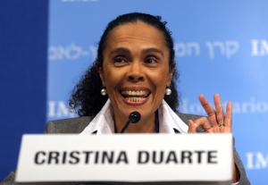 Cristina Duarte, Cape Verde's finance minister, …